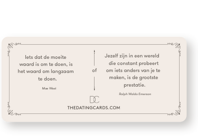 The Dating Cards - Luxe Kaartspel - Het leukste cadeau om te geven. | The Dating Cards The Dating Cards - Luxe Kaartspel - Het leukste cadeau om te geven. | The Dating Cards